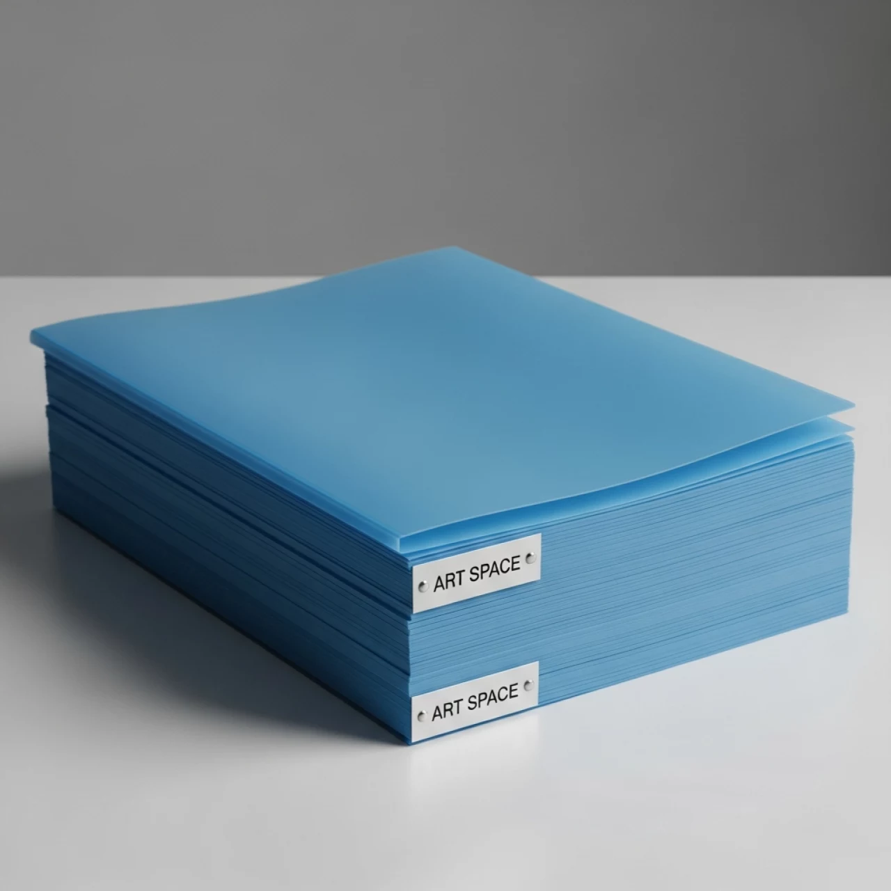 Аренда Обложки для переплета пластиковые прозрачные без текстуры синие A4 20 мм в санатории «Сочи» — ART SPACE