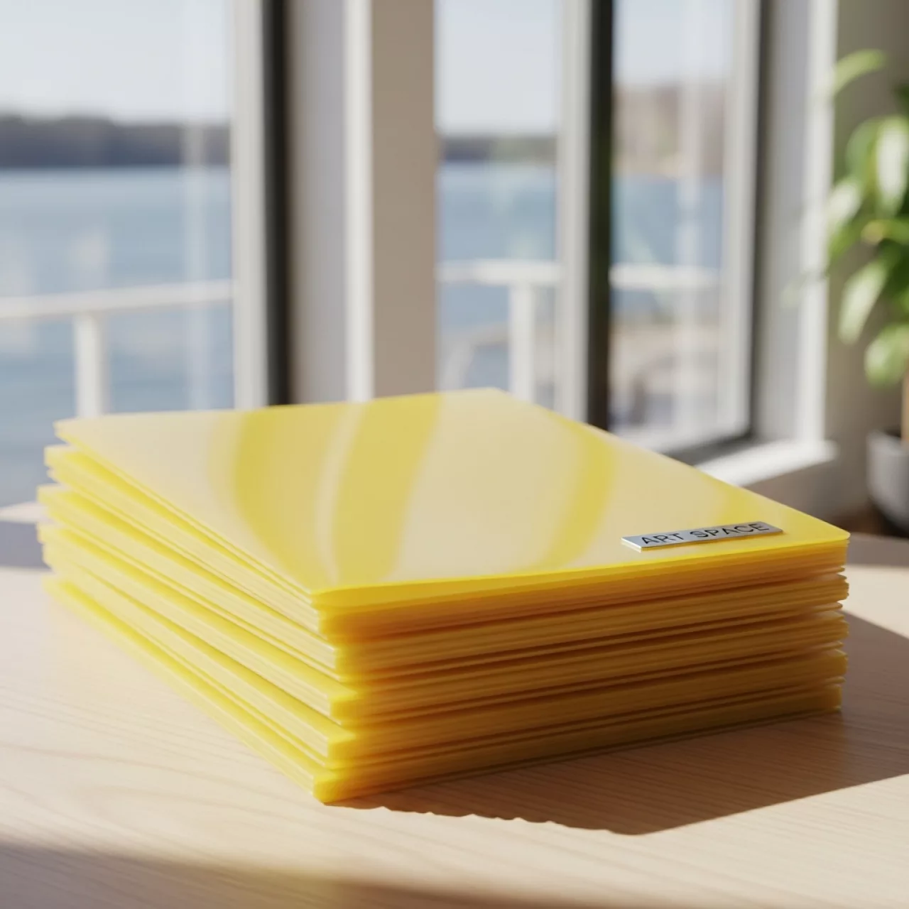 Аренда Обложки для переплета пластиковые желтые Fellowes Transparent A4 200 мкм на теплоходе «Дагомыс» — ART SPACE