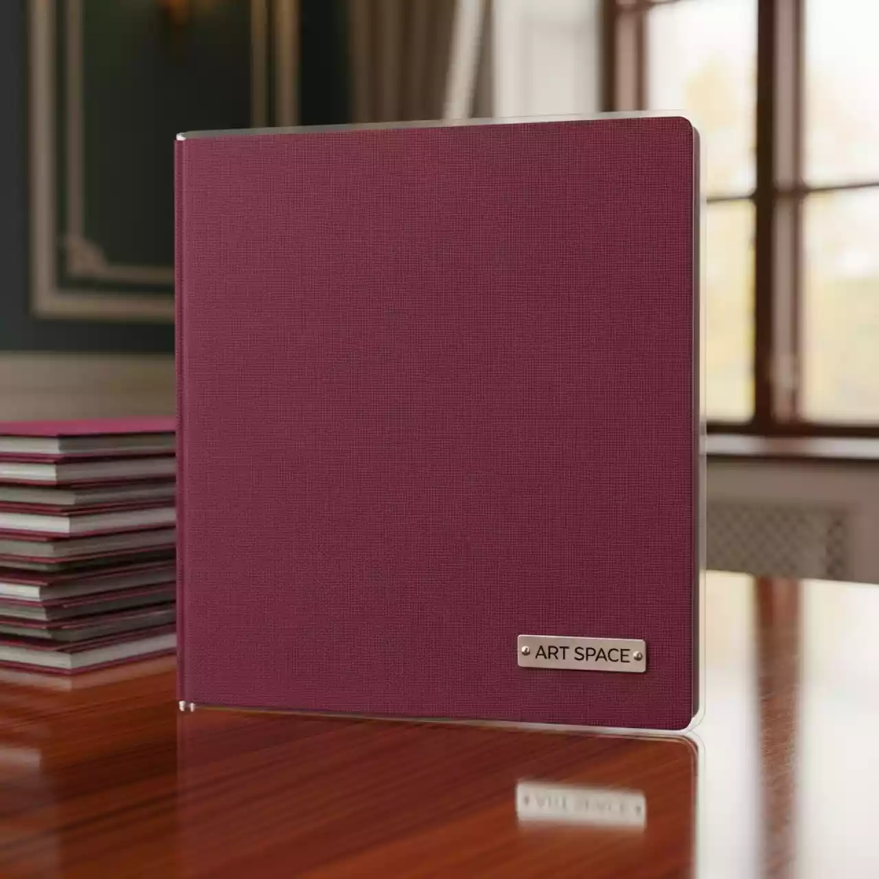 Аренда Обложки мягкие C BIND А4 O.SOFTCLEAR A 10 мм бордо лен в Boutique Hotel PORTUM 1905 — ART SPACE
