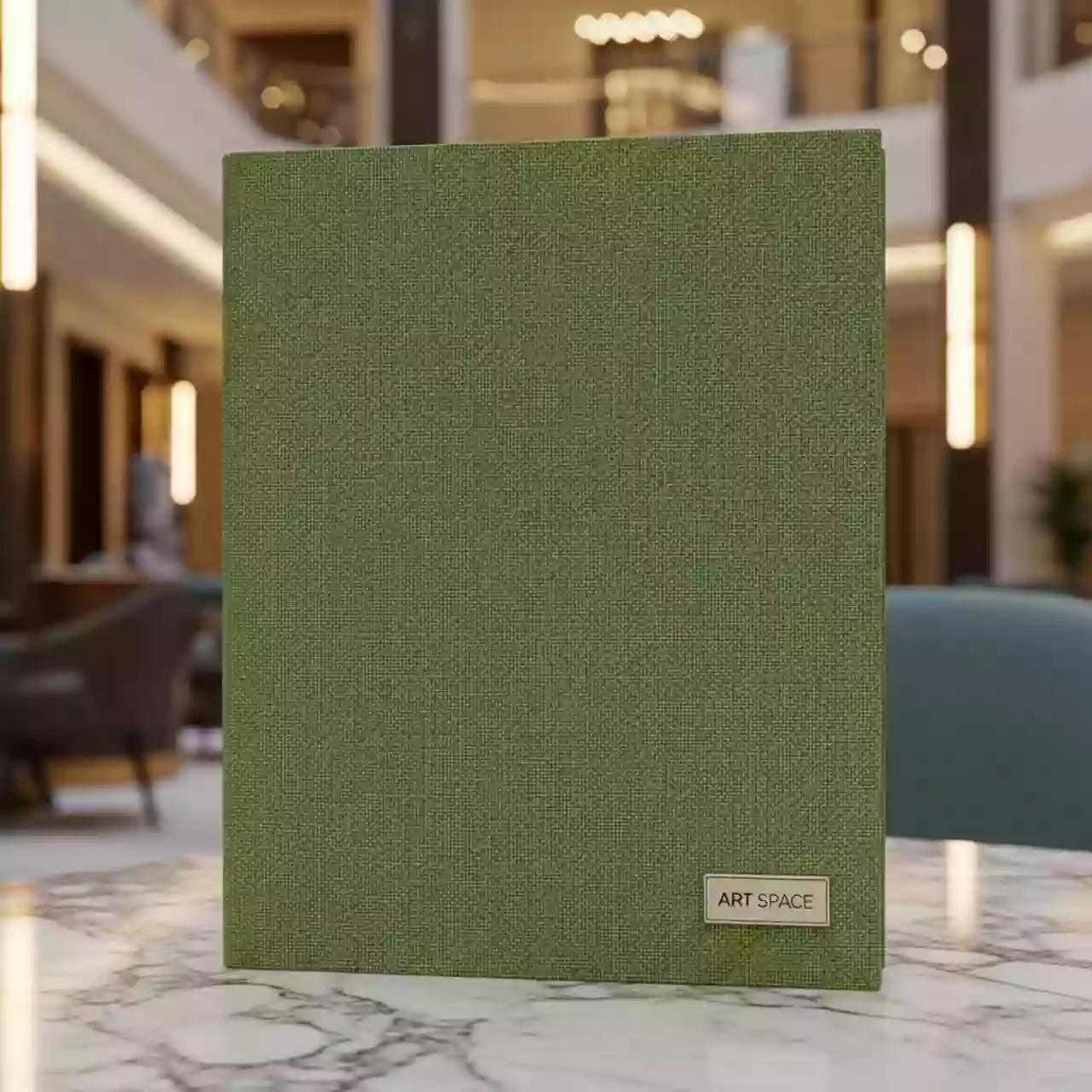 Аренда Обложки твердые C BIND O.HARD A4 Classic E 24 мм ткань зеленые в Radisson Collection Paradise — ART SPACE