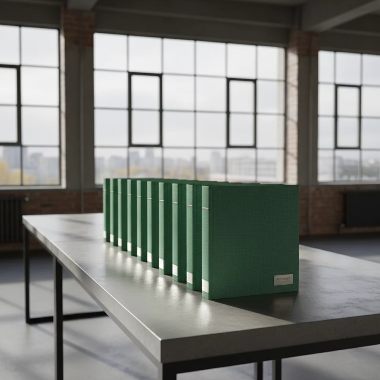 Аренда Обложки твердые Metalbind C BIND O Hard A4 Classic 16 мм ткань зеленые в лофте «Студия 21» — ART SPACE