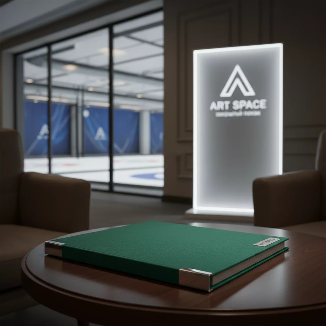 Аренда Обложки твердые Metalbind C BIND O Hard A4 Classic 20 мм ткань зеленые в Керлинговом центре «Ледяной куб» — ART SPACE