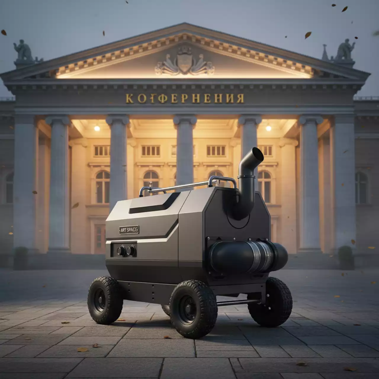 Аренда Обогреватель дизельный Betox 600 в Зимнем театре — ART SPACE