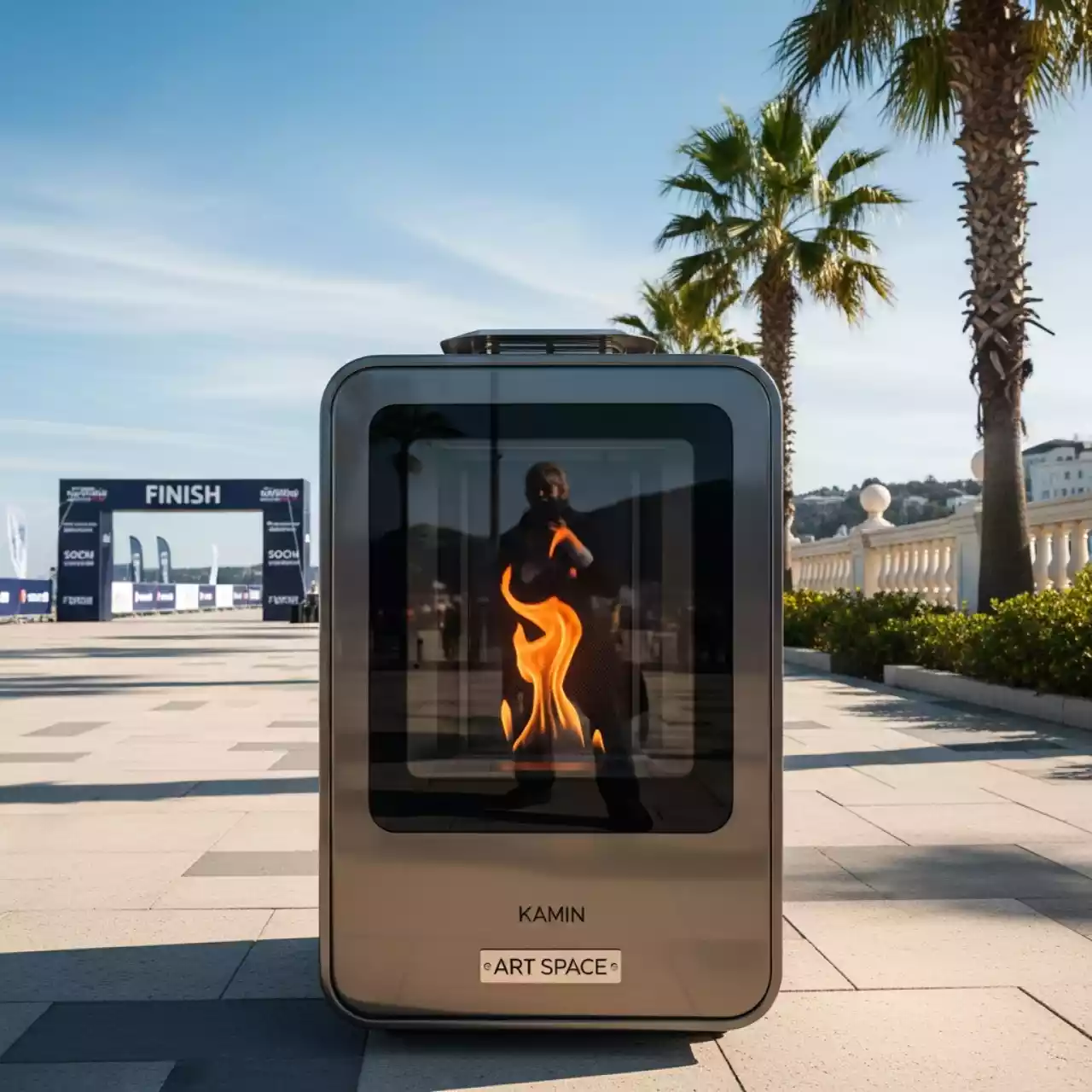 Аренда Обогреватель дизельный Камин в санатории «Октябрьский» — ART SPACE