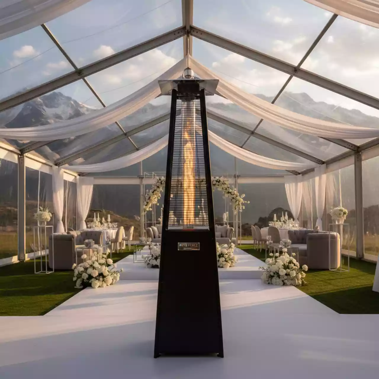 Аренда Обогреватель для шатра для open air в Skypark Sochi — ART SPACE