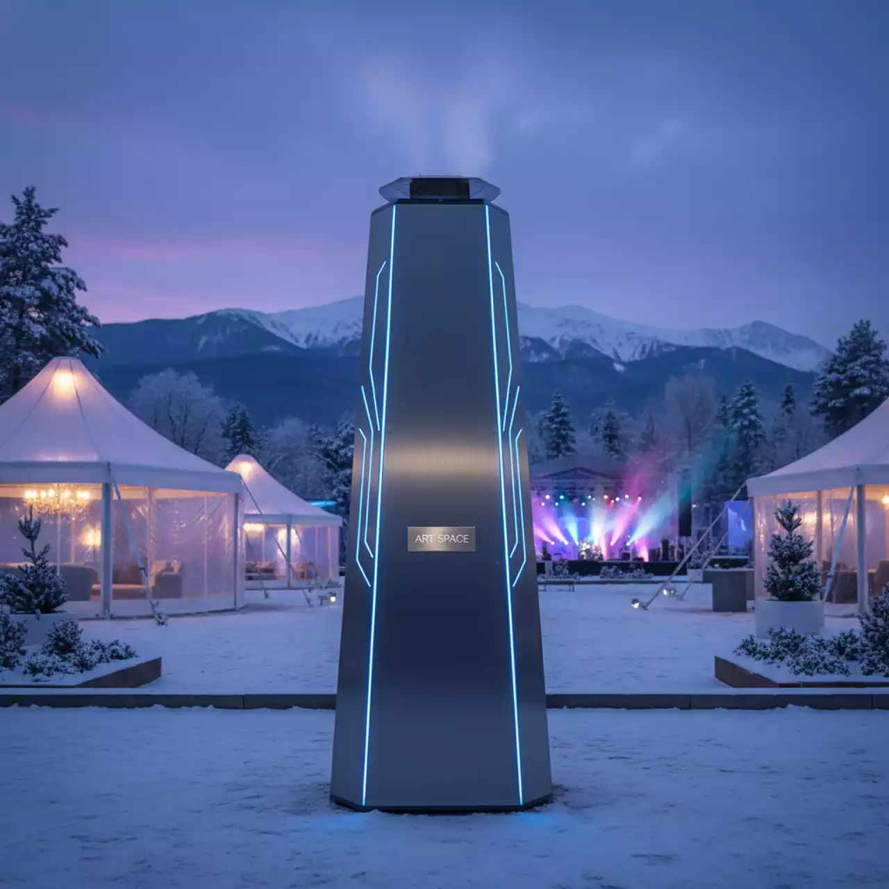 Аренда Обогреватель для шатра для входной группы в комплексе «Дагомыс» — ART SPACE