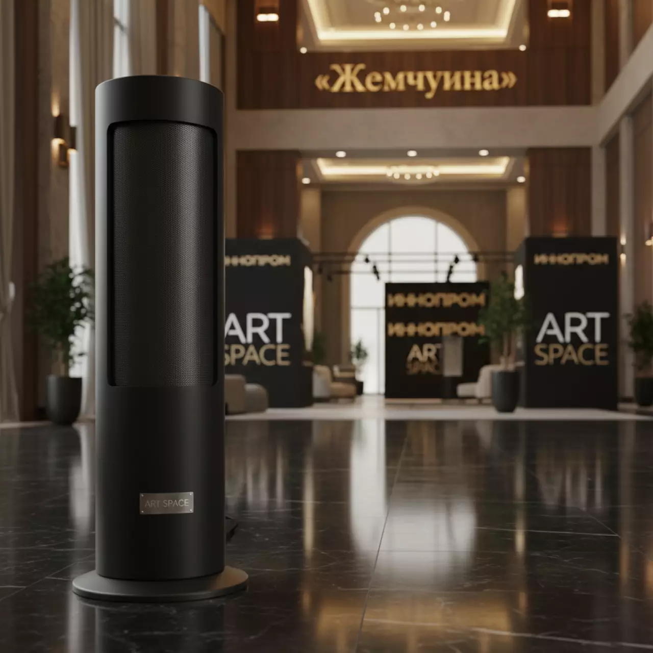 Аренда Обогреватель электрический Simple Black в гранд-отеле «Жемчужина» — ART SPACE