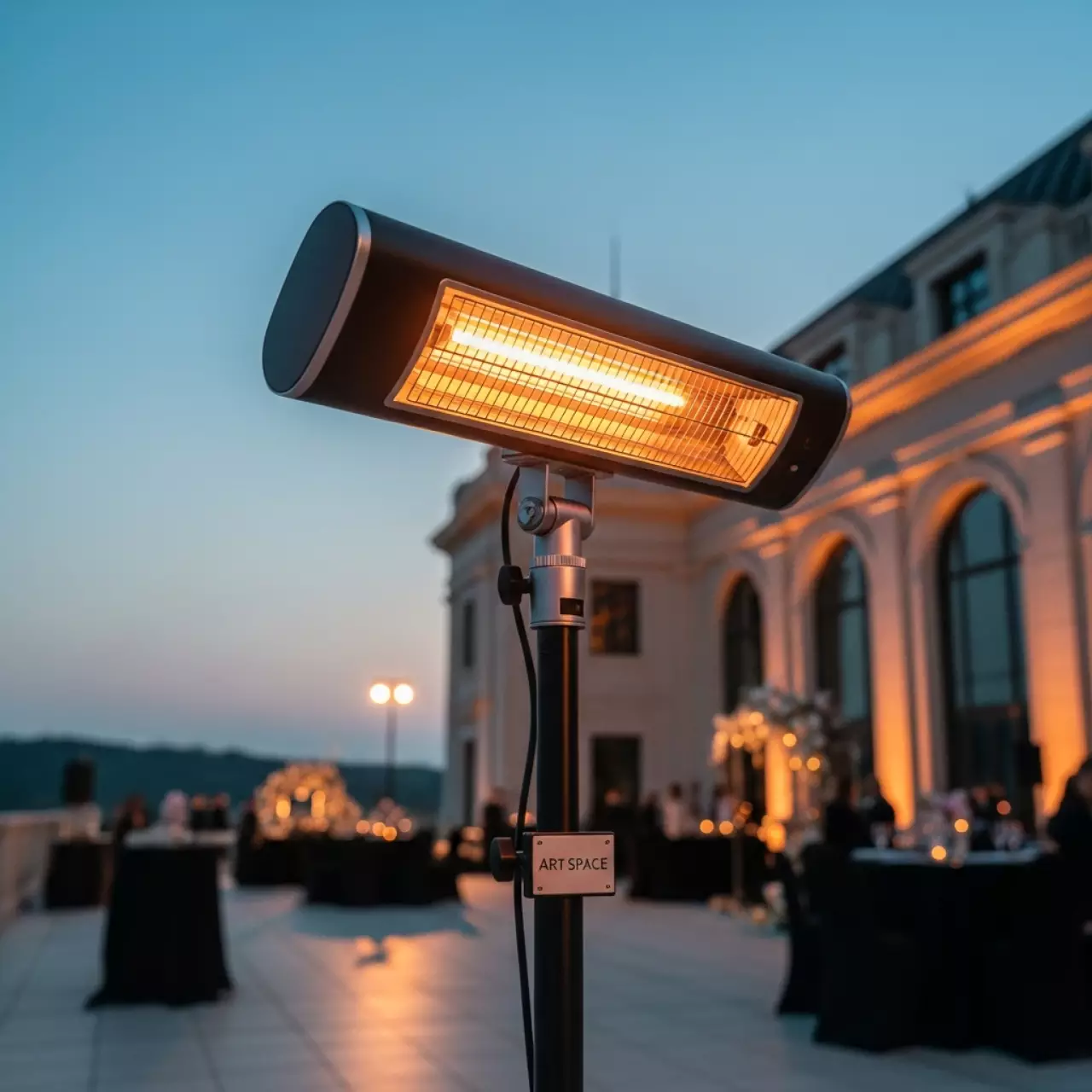 Аренда Обогреватель электрический уличный WWT Elcon RCH 2000 4 в Mövenpick Hotel — ART SPACE