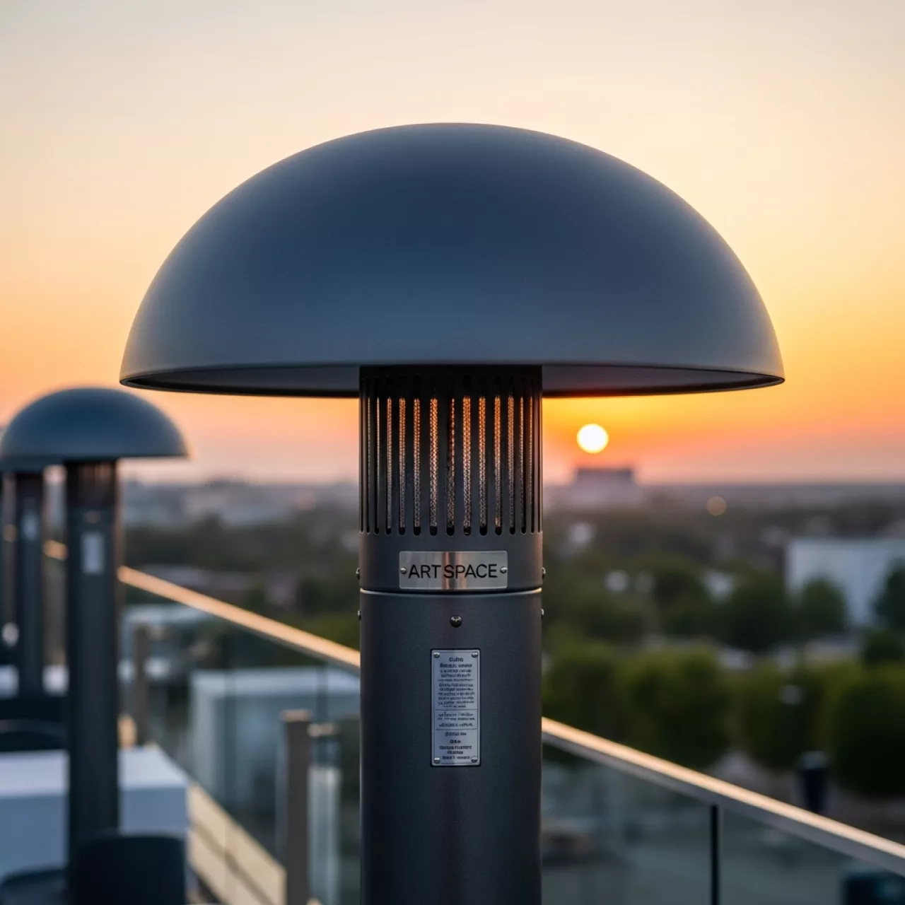 Аренда Обогреватель газовый гриб серый в Bridge Resort — ART SPACE