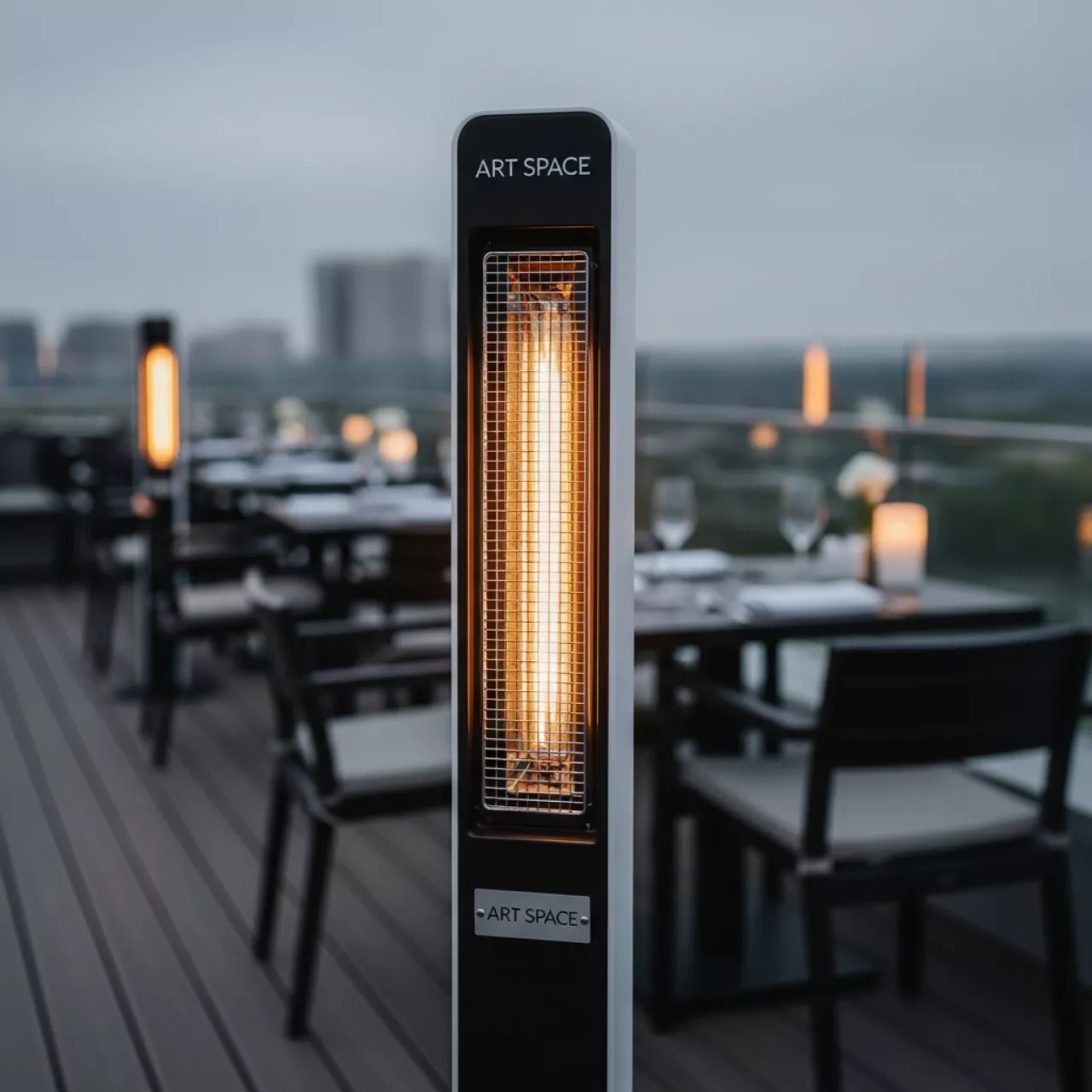 Аренда Обогреватель газовый инфракрасный уличный NeoClima 08HW BW в ресторане «Высота 5642» — ART SPACE