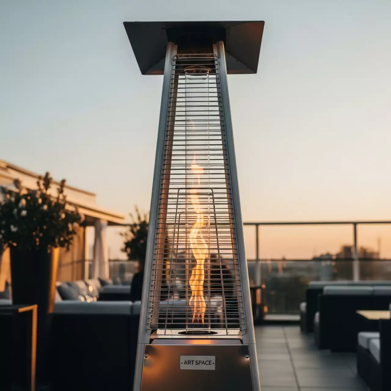 Аренда Обогреватель газовый «пирамида» в Delta Sirius — ART SPACE