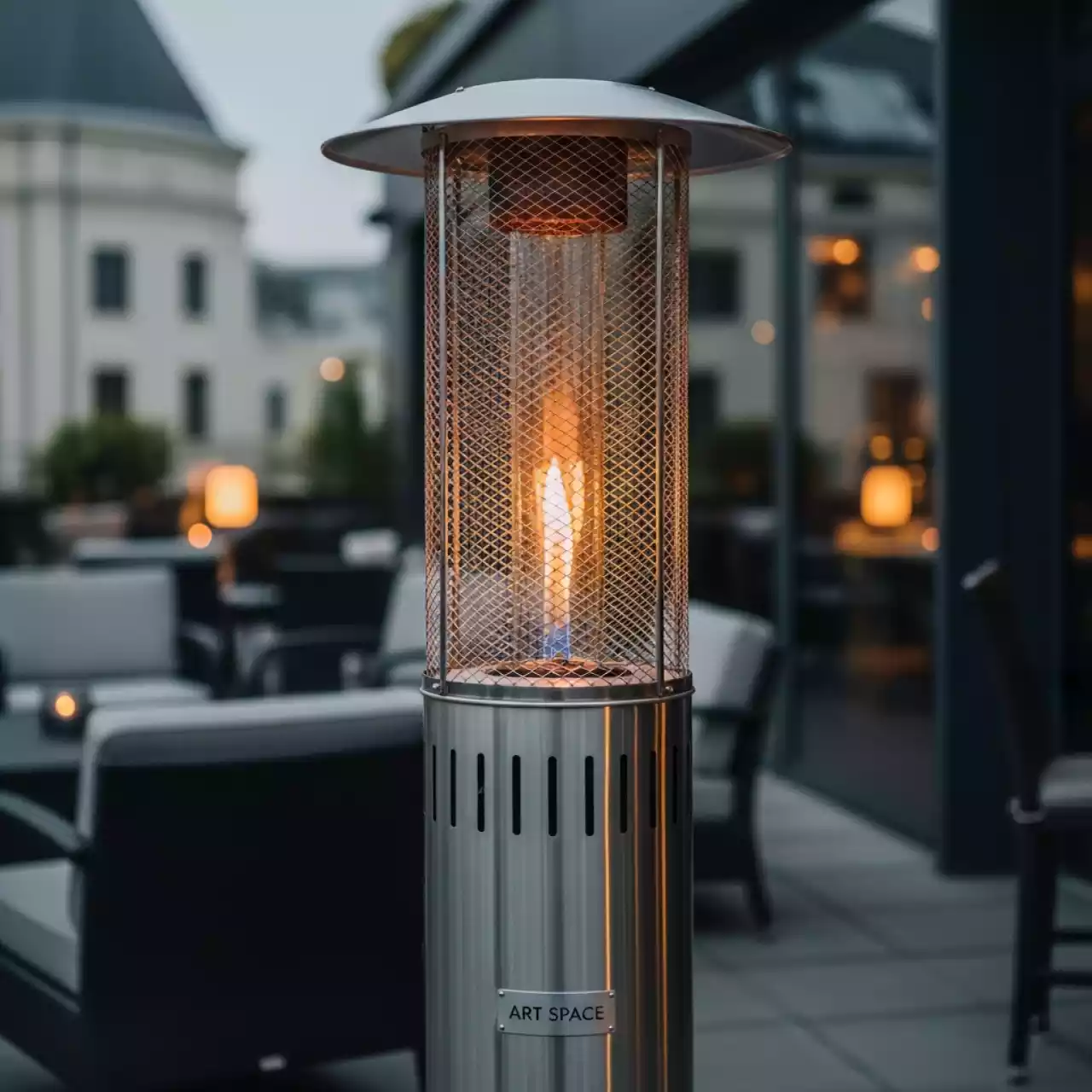 Аренда Обогреватель газовый 'Солярис' в Mövenpick Hotel — ART SPACE