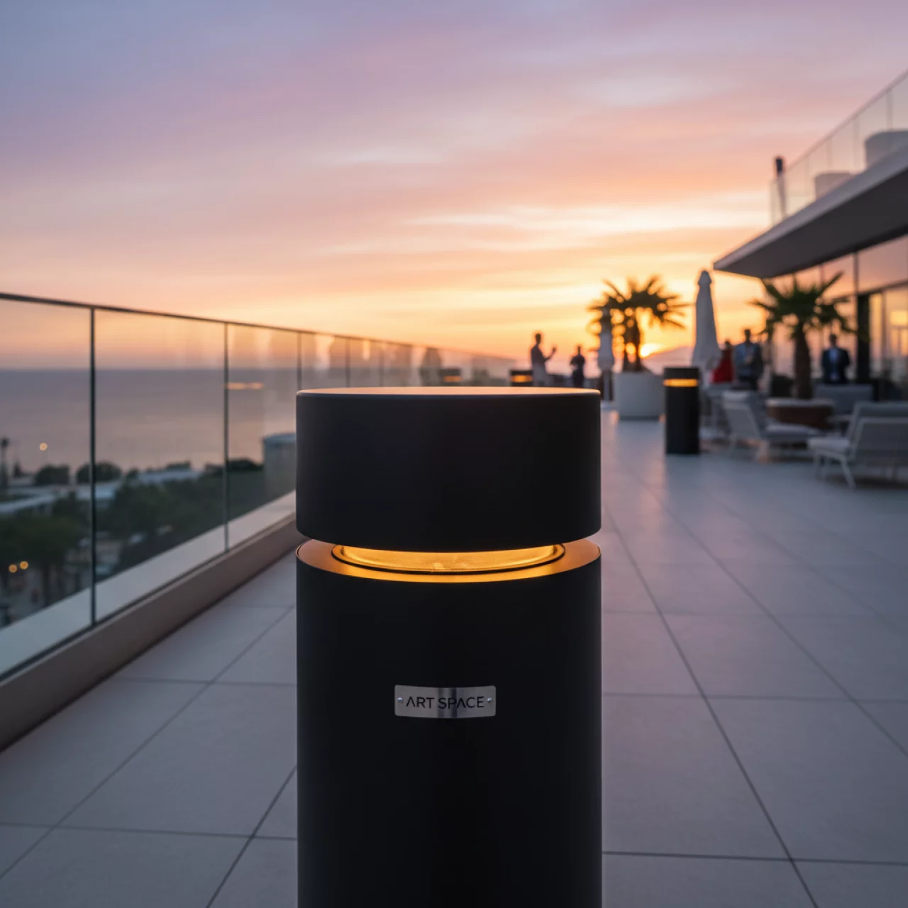 Аренда Обогреватель газовый уличный ENDERS NOVA LED L черный в Courtyard by Marriott Sochi — ART SPACE