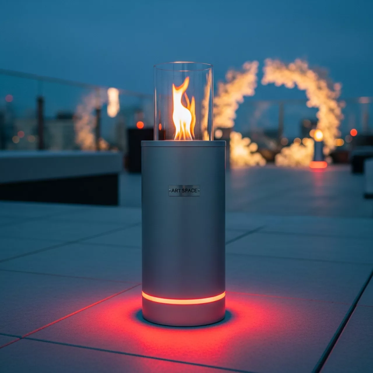 Аренда Обогреватель газовый уличный ENDERS NOVA LED L серый в ресторане «Паруса» — ART SPACE