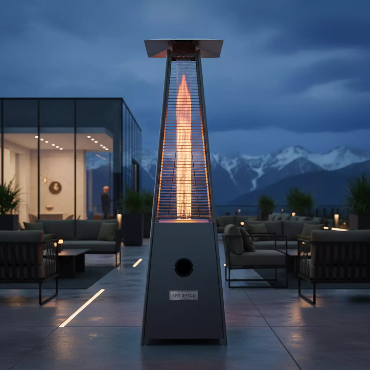 Аренда Обогреватель газовый уличный NEOCLIMA 08HW BL в санатории «Заполярье» — ART SPACE