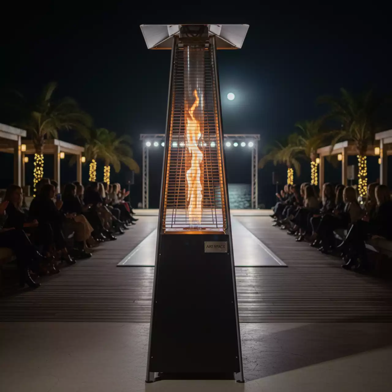 Аренда Обогреватель газовый уличный Ställeh Graciös Black в санатории «Черноморье» — ART SPACE