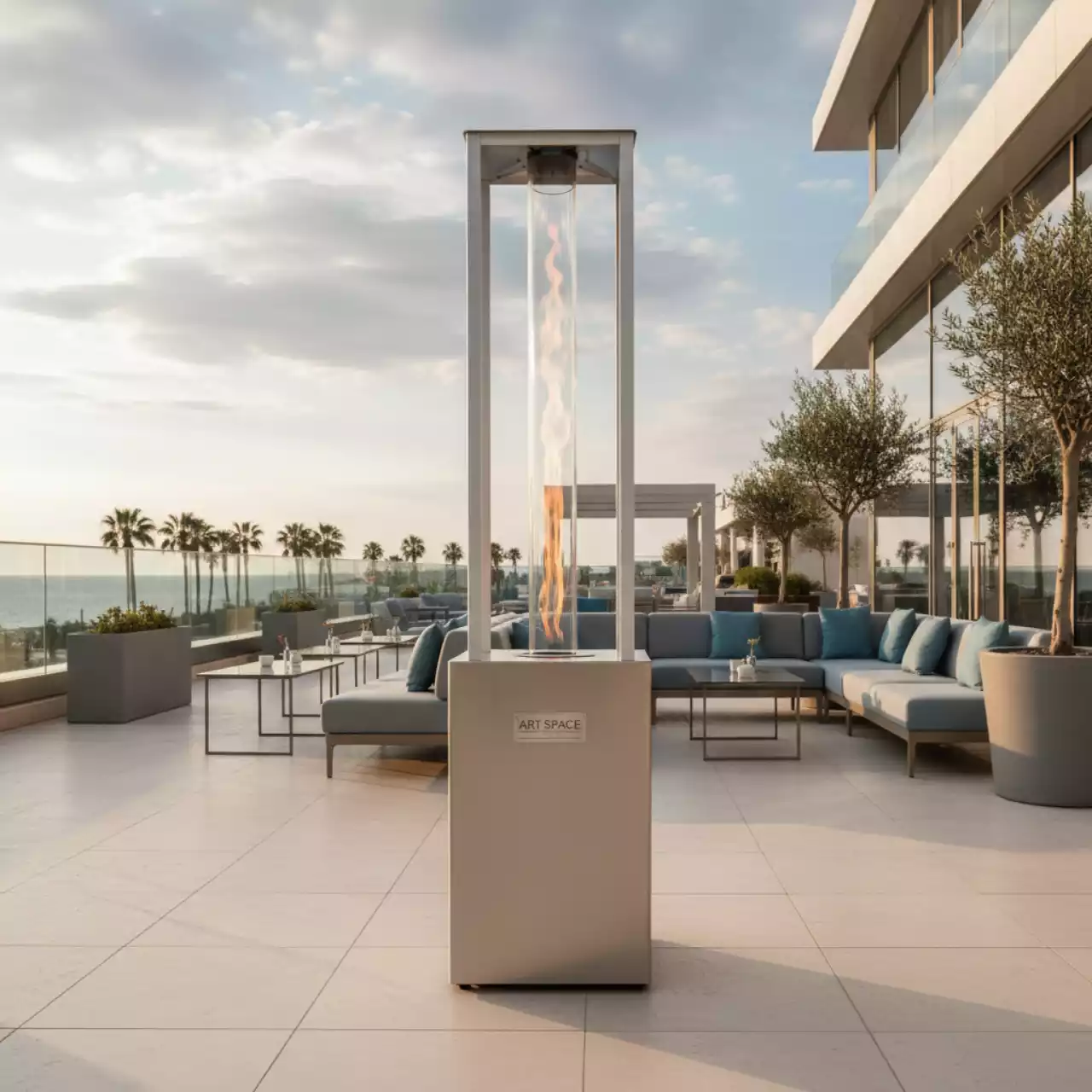 Аренда Обогреватель газовый уличный St?lleh V?rmGas Green в Mercure Сочи Центр — ART SPACE