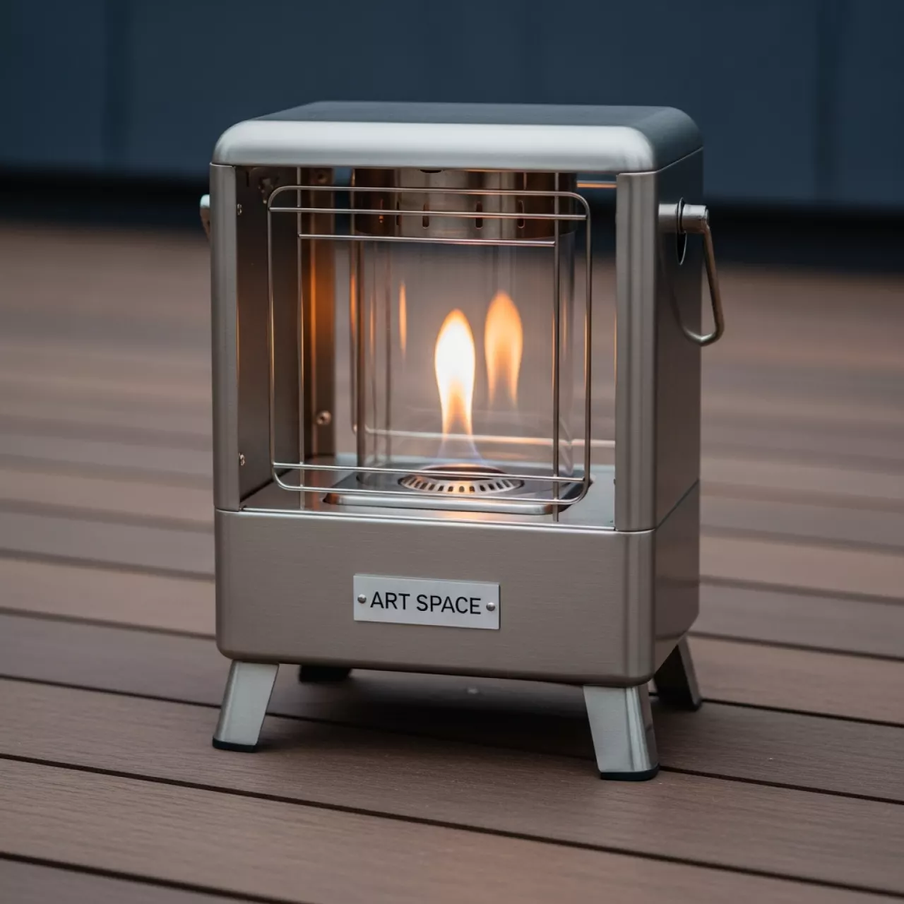Аренда Обогреватель газовый Wood на VIP теплоходе (Морпорт Сочи) — ART SPACE