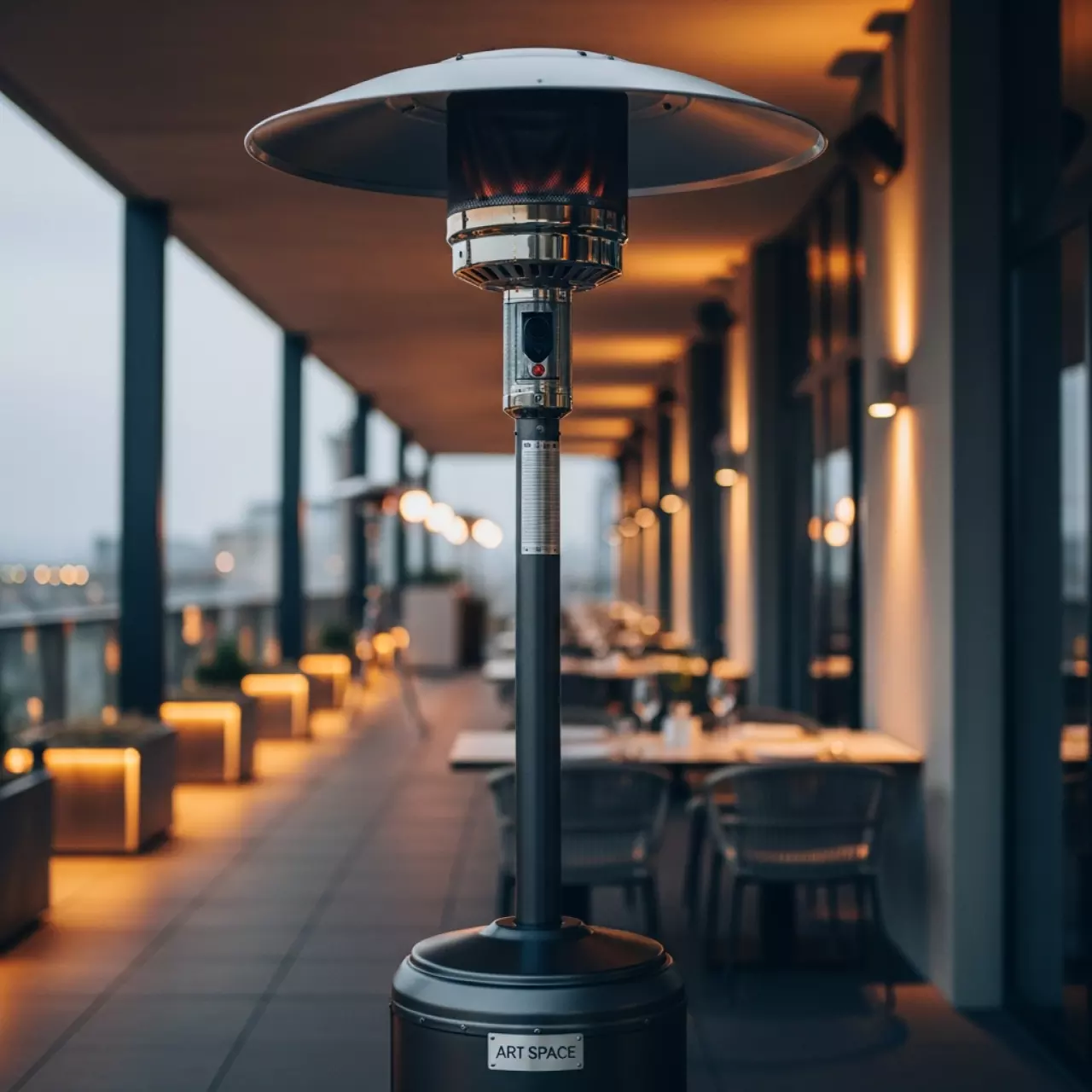 Аренда Обогреватель Грибок в ресторане «Sanremo» — ART SPACE