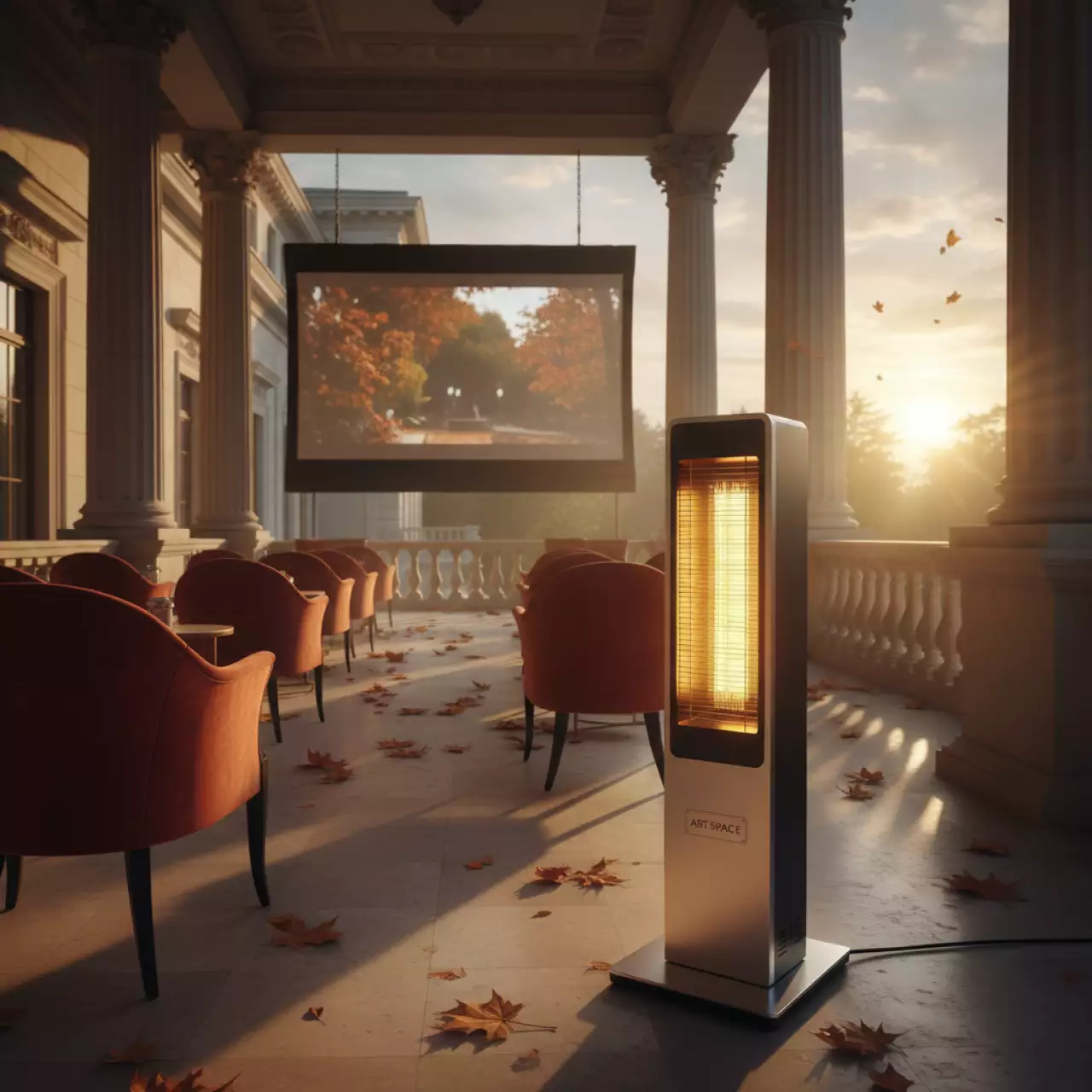 Аренда Обогреватель инфракрасный электрический DELFIA 3036 в санатории «Черноморье» — ART SPACE