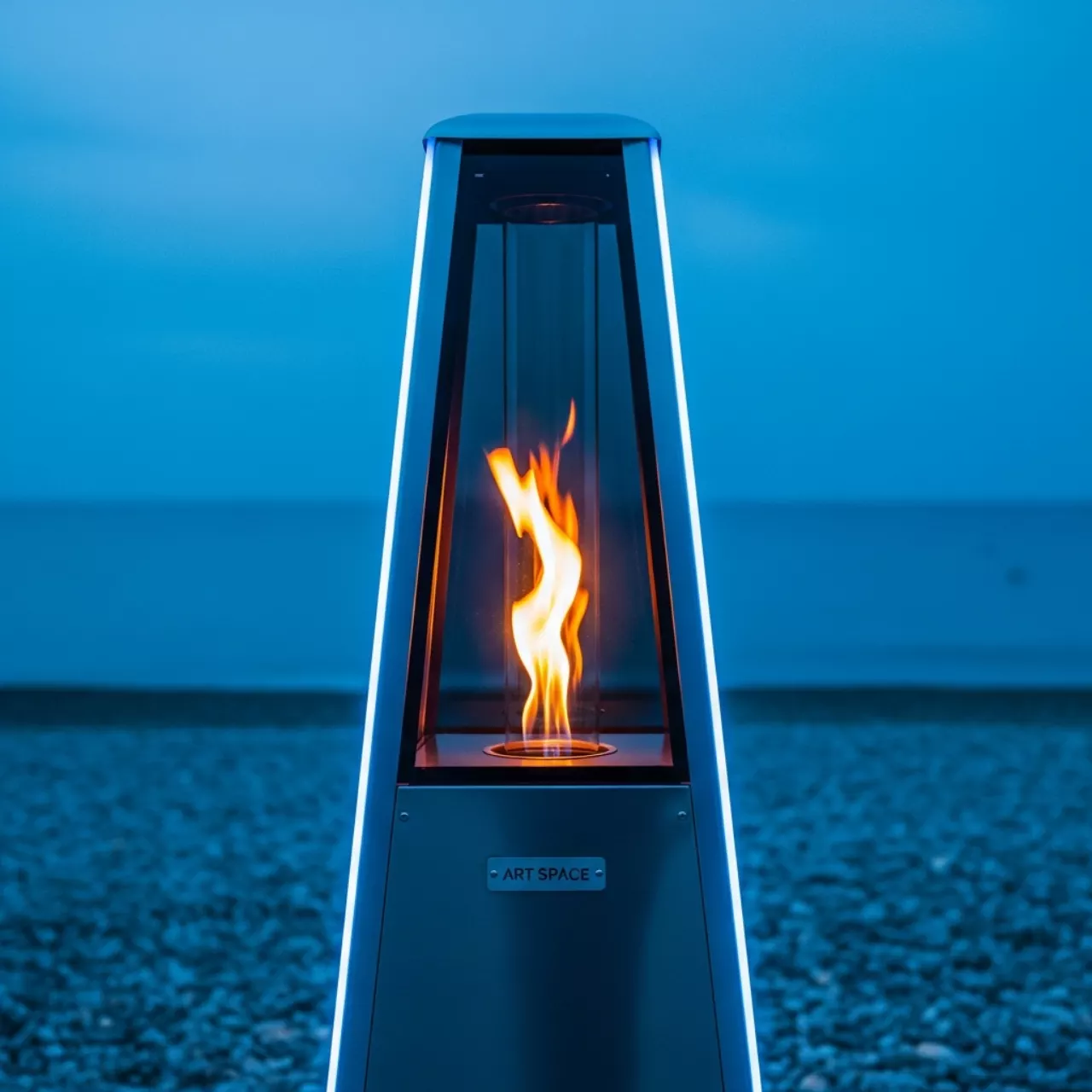 Аренда Обогреватель «Камин» на пляже «Ривьера» — ART SPACE
