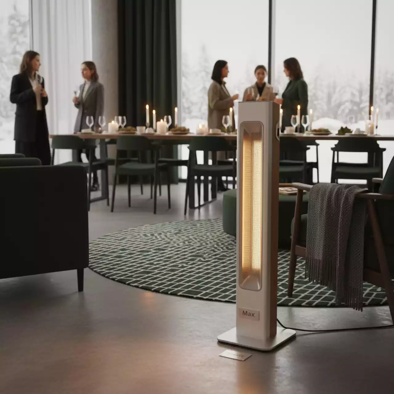 Аренда Обогреватель напольный Max в Green Flow Hotel — ART SPACE