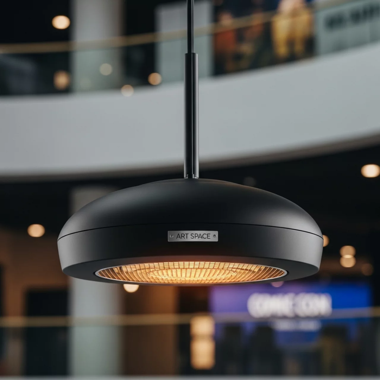 Аренда Обогреватель подвесной электрический Hügett Riesling Black в Stella di Mosca — ART SPACE