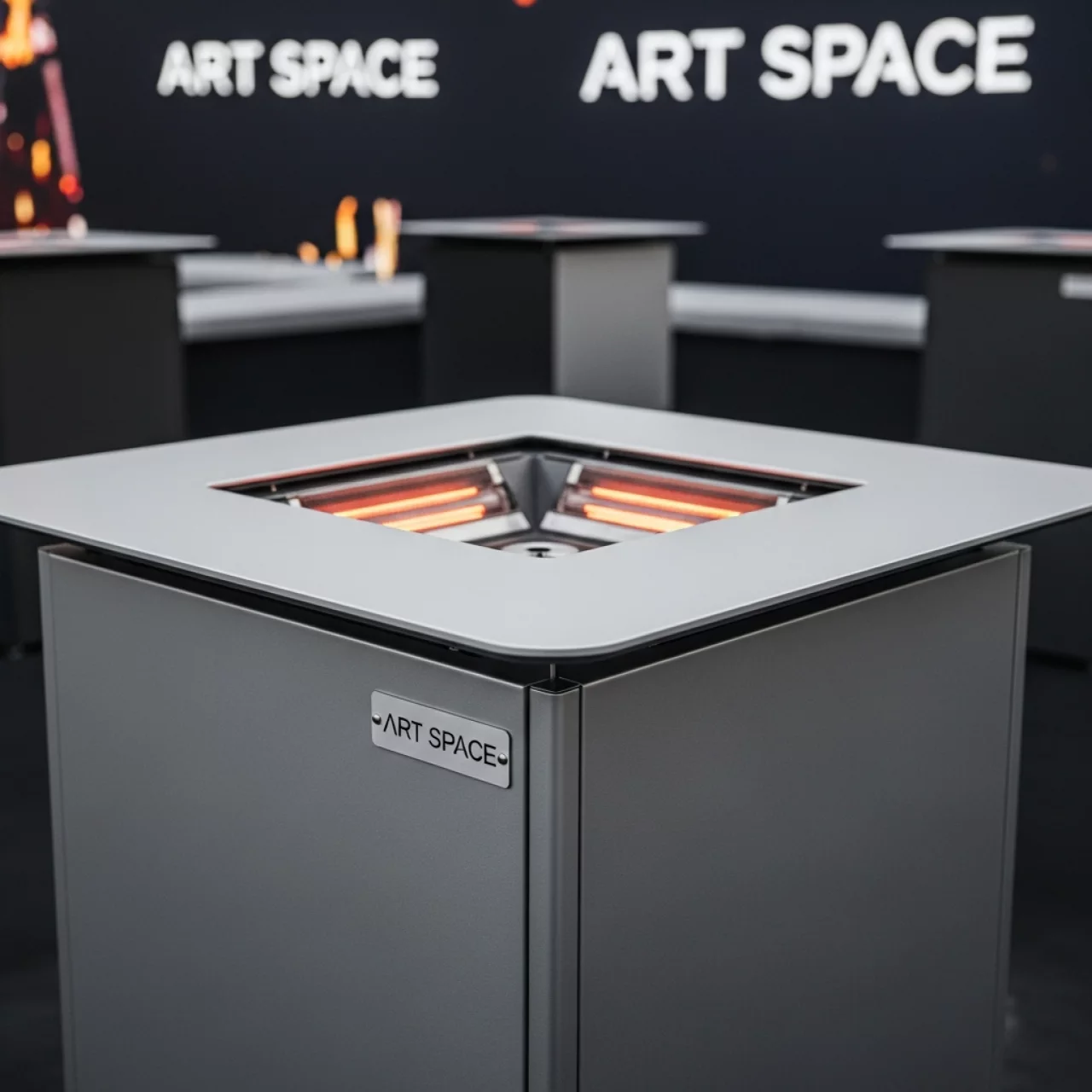 Аренда Обогреватель стол электрический уличный Bogazici квадратный в Omega Sirius — ART SPACE