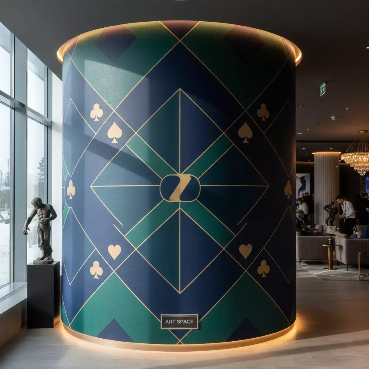 Аренда Обои Digi Fort Fine Canvas с бумажной основой 1,3х50 м в ледовом дворце «Роза Хутор» — ART SPACE