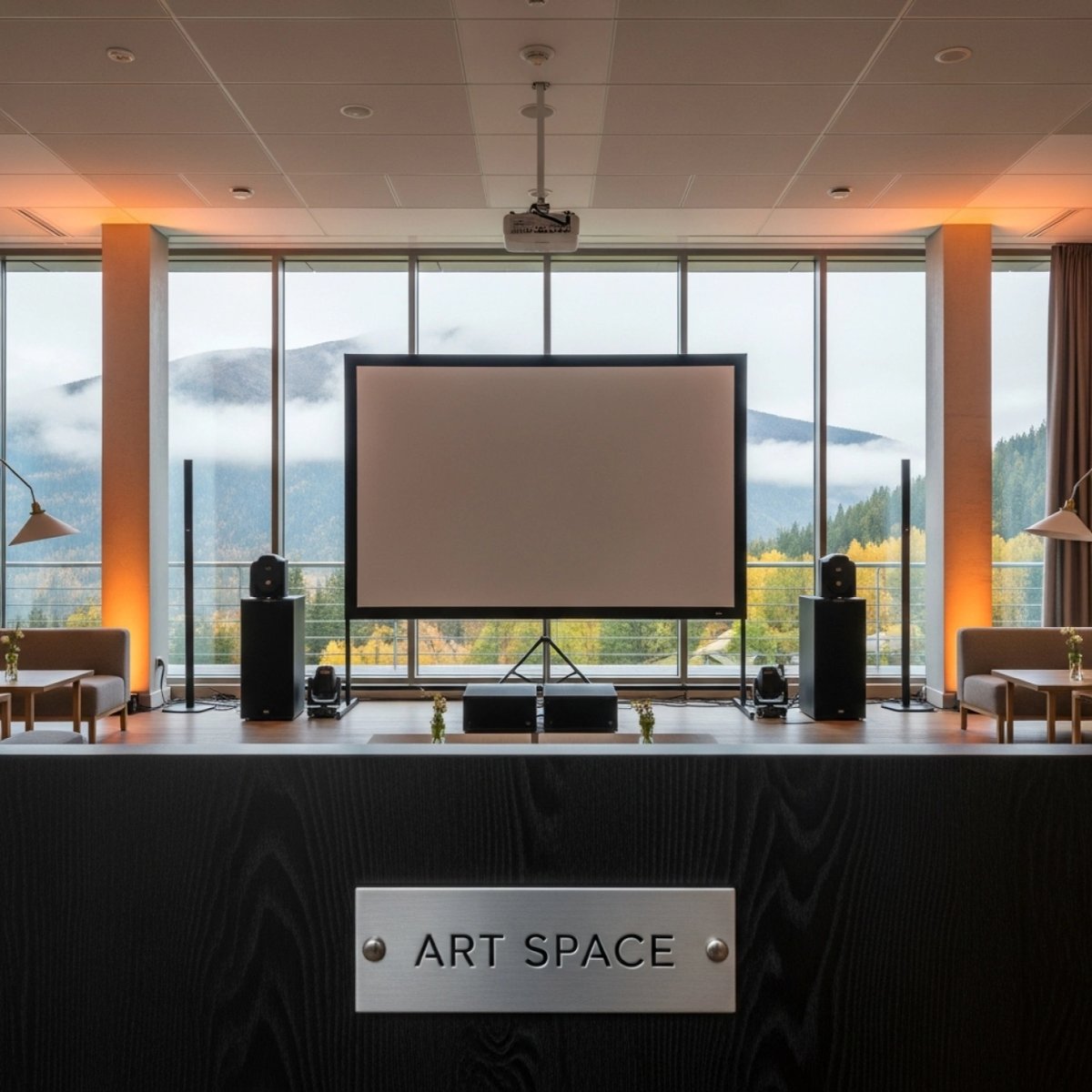 Аренда Оборудование для корпоративных мероприятий в Golden Tulip Rosa Khutor — ART SPACE