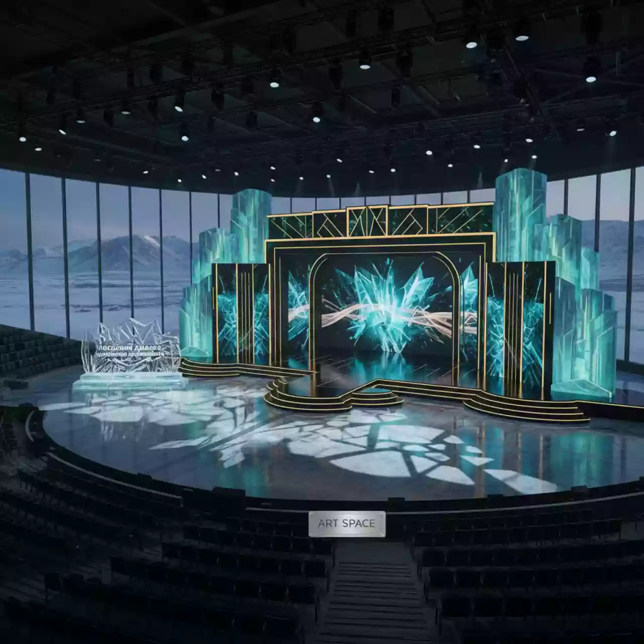Аренда Оборудование для мероприятий различного уровня в Ледовом дворце «Айсберг» — ART SPACE