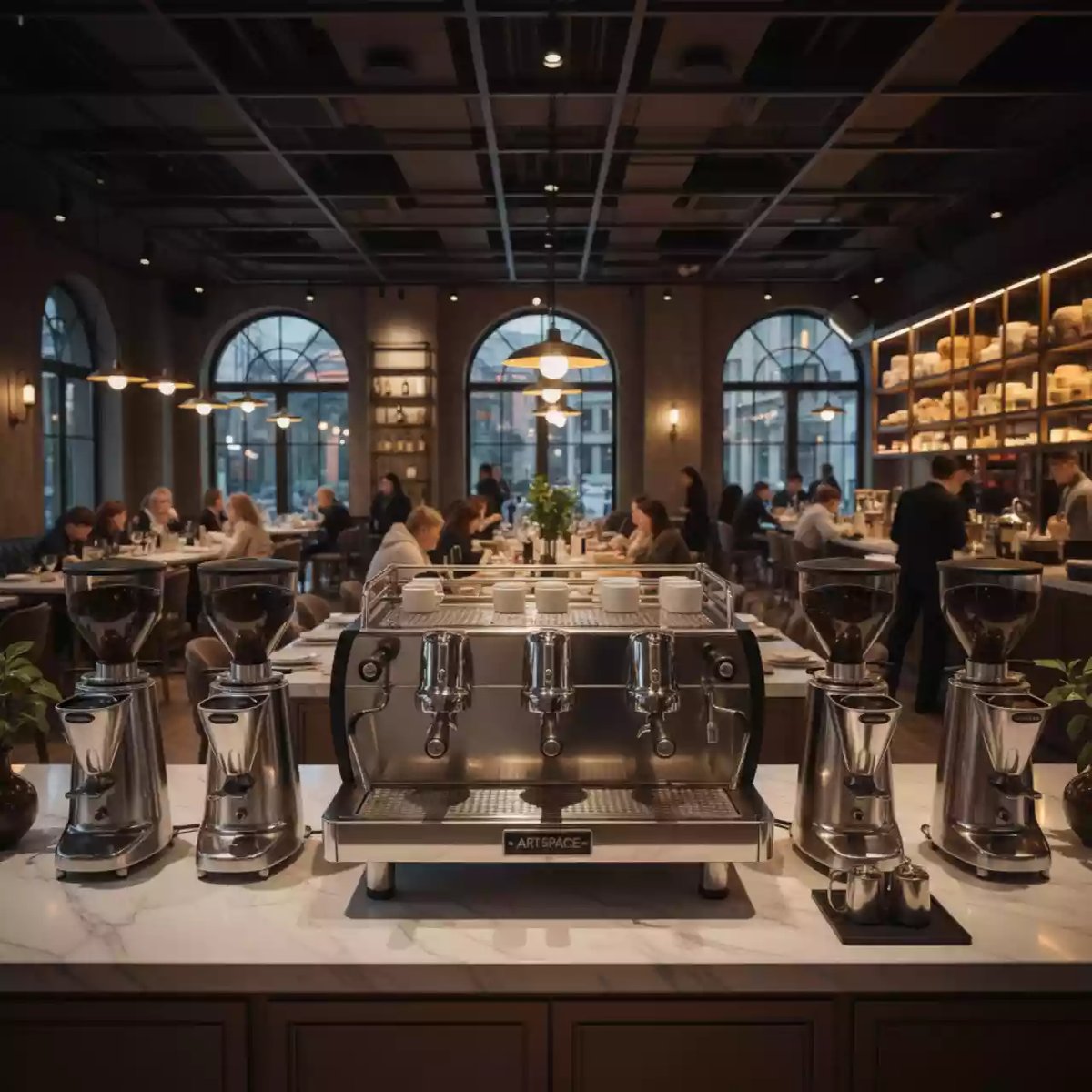 Аренда Оборудование для приготовления кофе в ресторане «Сыроварня» — ART SPACE