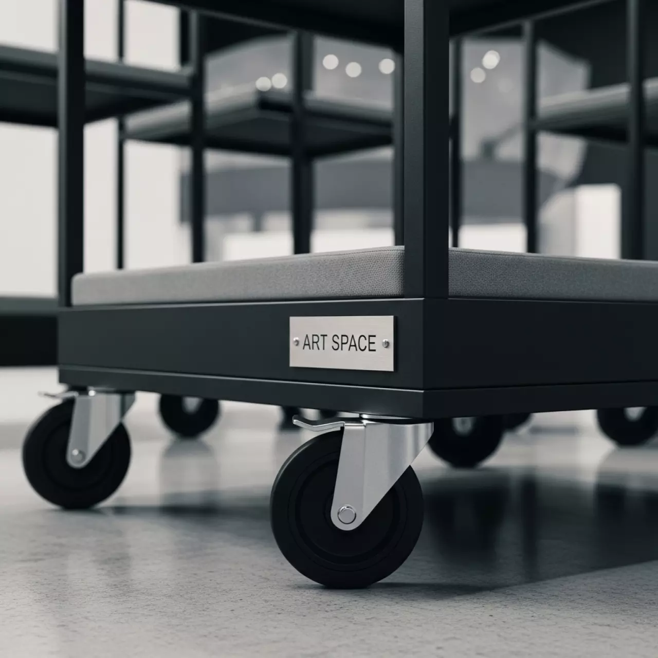 Аренда Оборудование для транспортировки картин и флагов в ледовой арене «Шайба» — ART SPACE