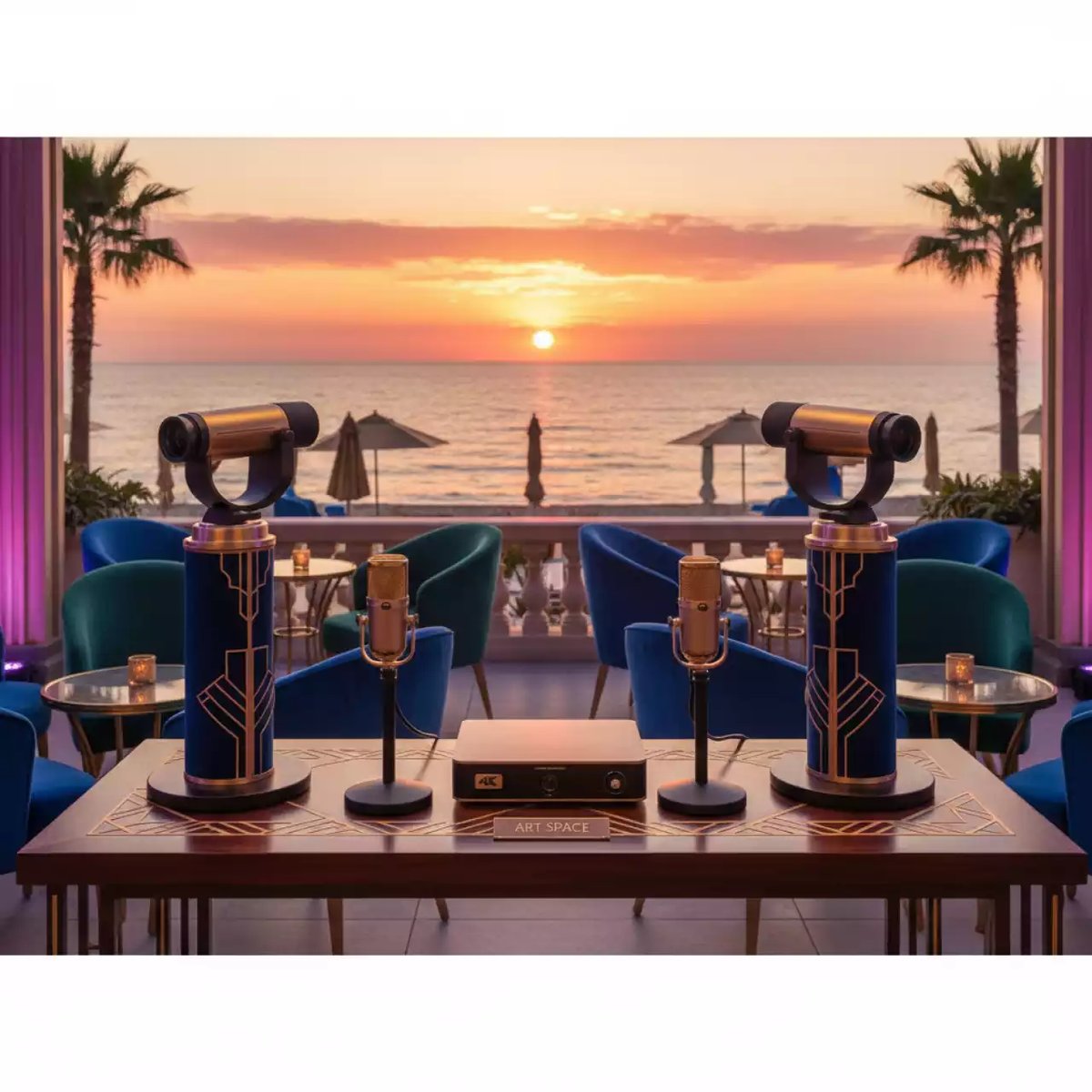 Аренда Оборудование для видеоконференцсвязи на пляже «Мандарин» — ART SPACE