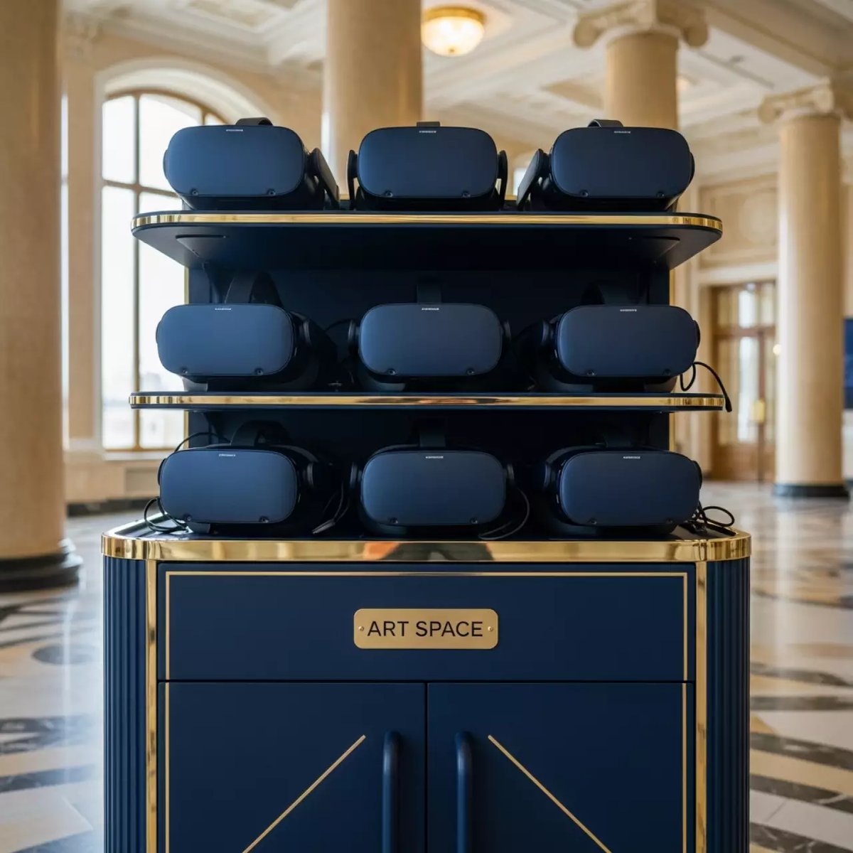 Аренда Оборудование для виртуальной реальности Мобильный класс EDUBLOCK XR VR 8 в Гранд Отель Сочи — ART SPACE