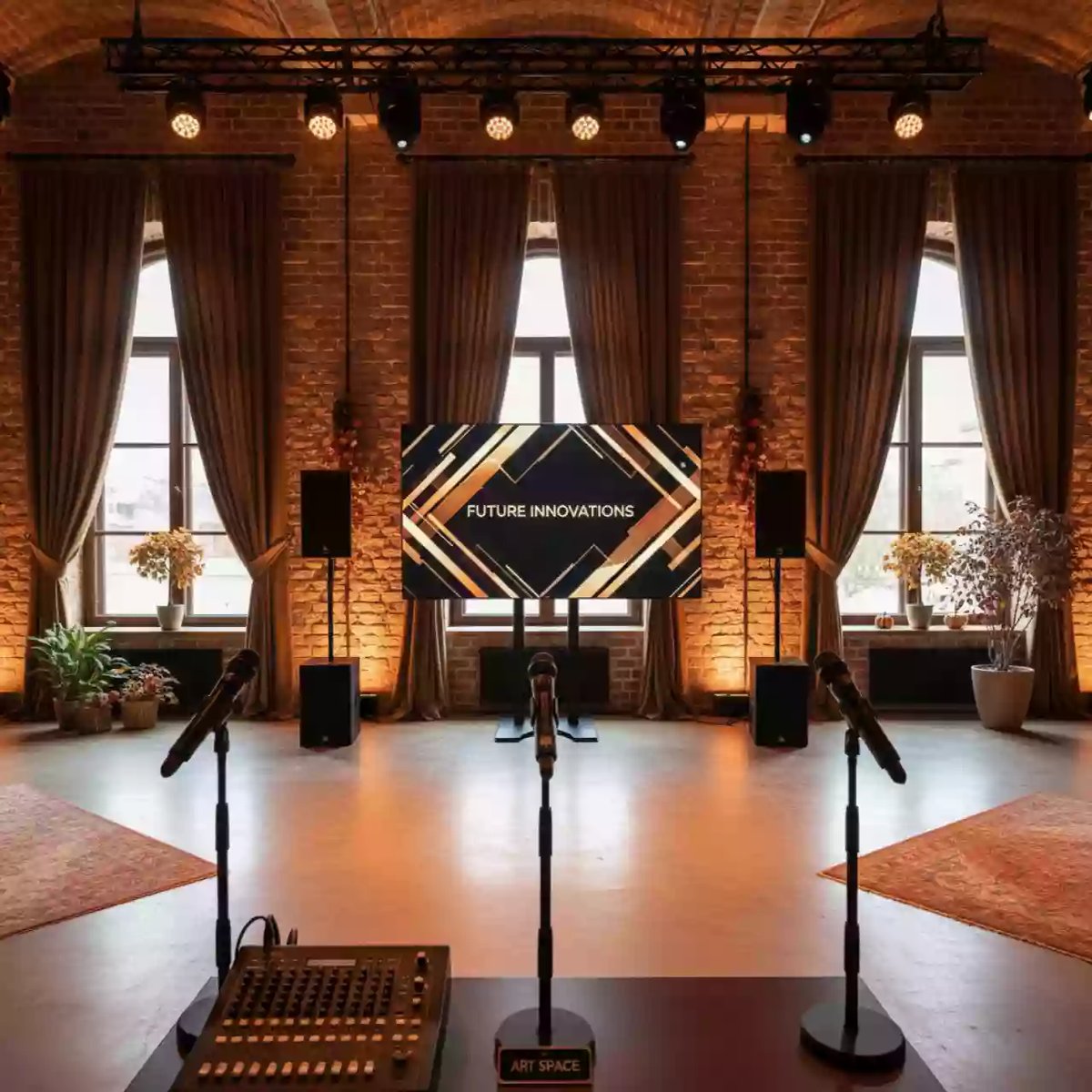 Аренда Оборудование концертное профессиональное в Boutique Hotel PORTUM 1905 — ART SPACE