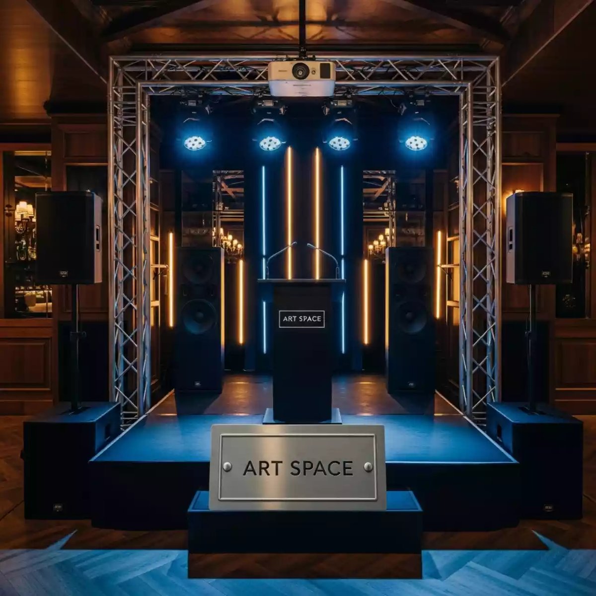 Аренда Оборудование сценическое в ресторане «Плакучая Ива» — ART SPACE