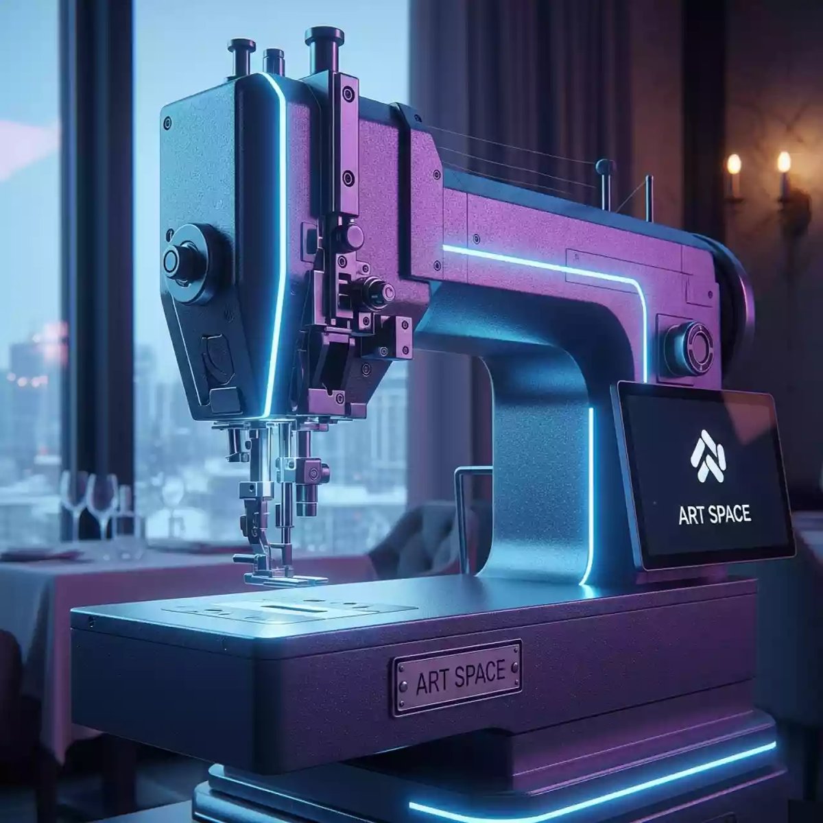 Аренда Оборудование скобошвейное Marchetti Columbia H в ресторане «Плакучая Ива» — ART SPACE