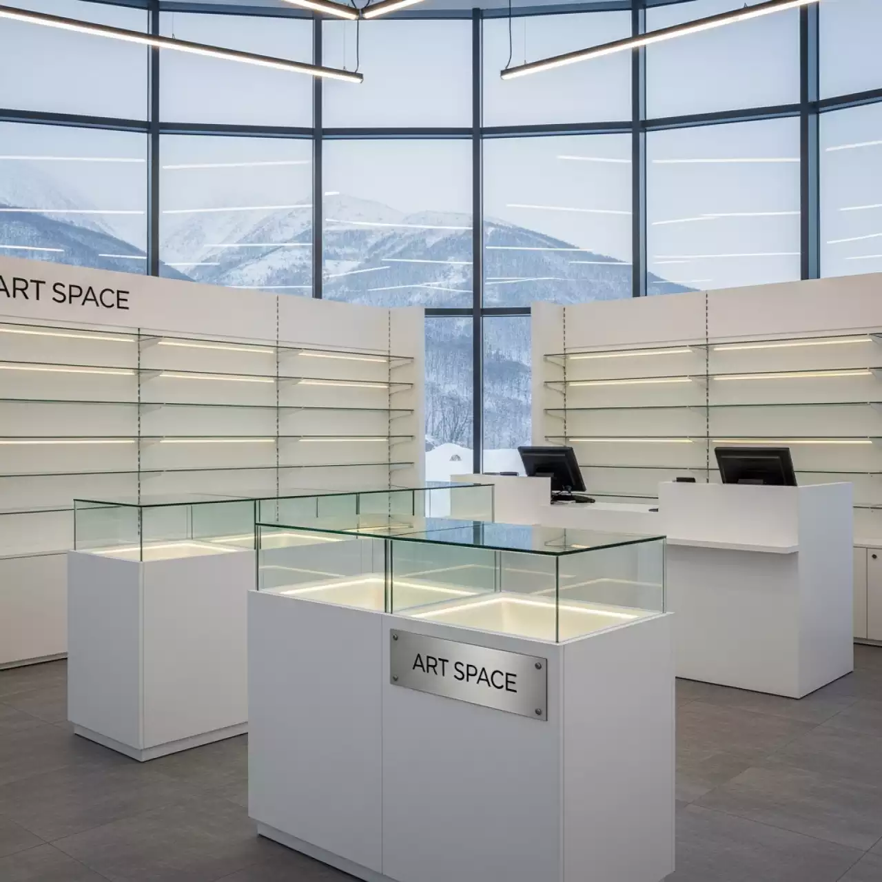 Аренда Оборудование торговое для аптеки на улице Вавиловых в Skypark Sochi — ART SPACE