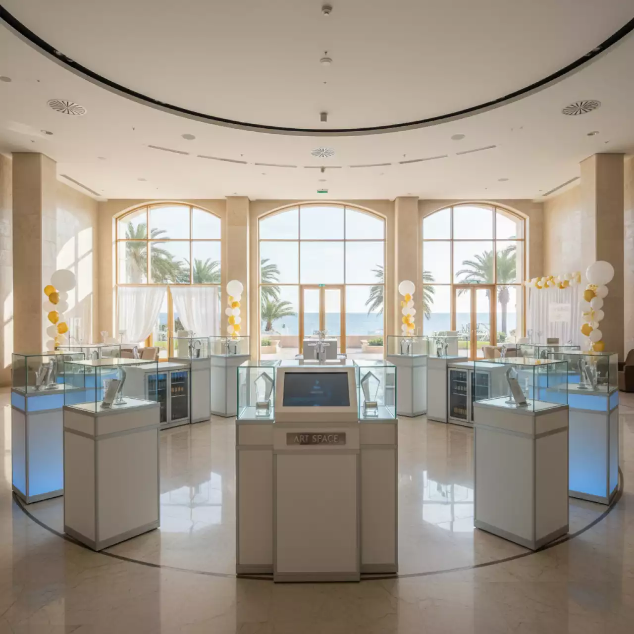 Аренда Оборудование торговое островное Акцент в Radisson Blu Resort & Congress Centre — ART SPACE