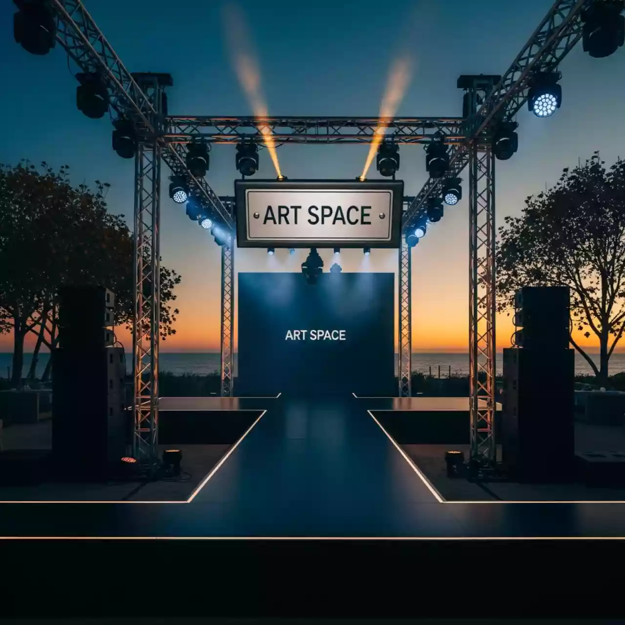 Аренда Оборудование звуковое световое и сценическое в пляжном клубе Del Mar — ART SPACE