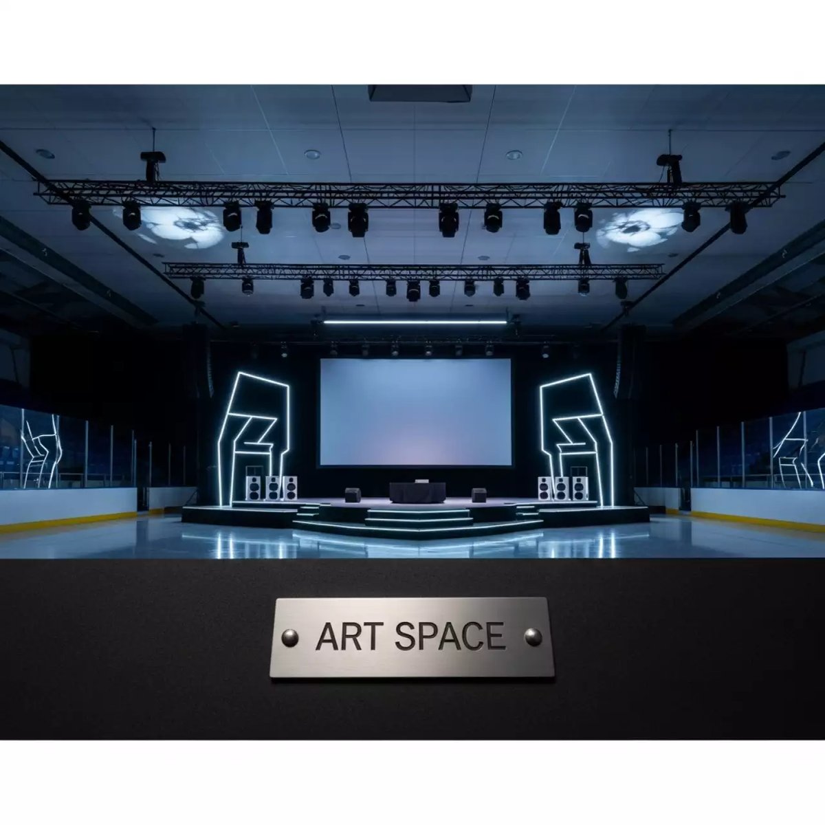 Аренда оборудования для конференций в ледовой арене «Шайба» — ART SPACE