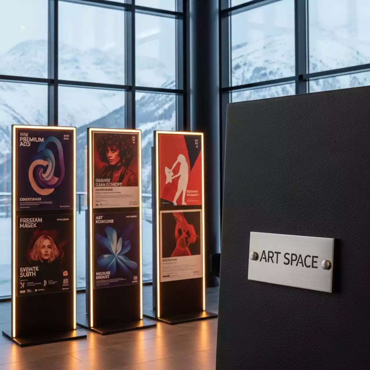 Аренда Обработка плакатов и постеров дополнительная в Green Flow Hotel — ART SPACE