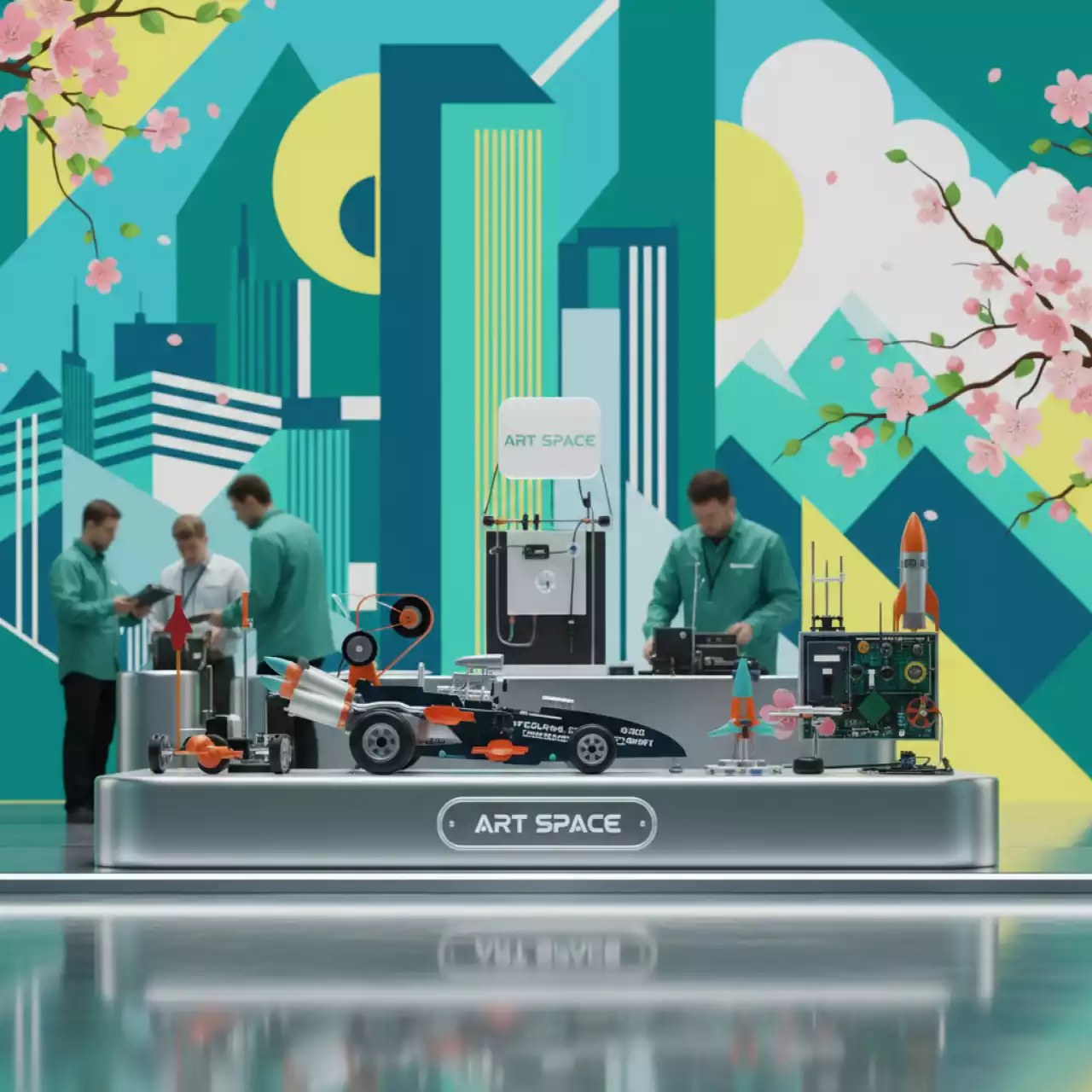 Аренда Образовательный набор Драгстер AMP S045 на площадке Rosa Peak (2320м) — ART SPACE