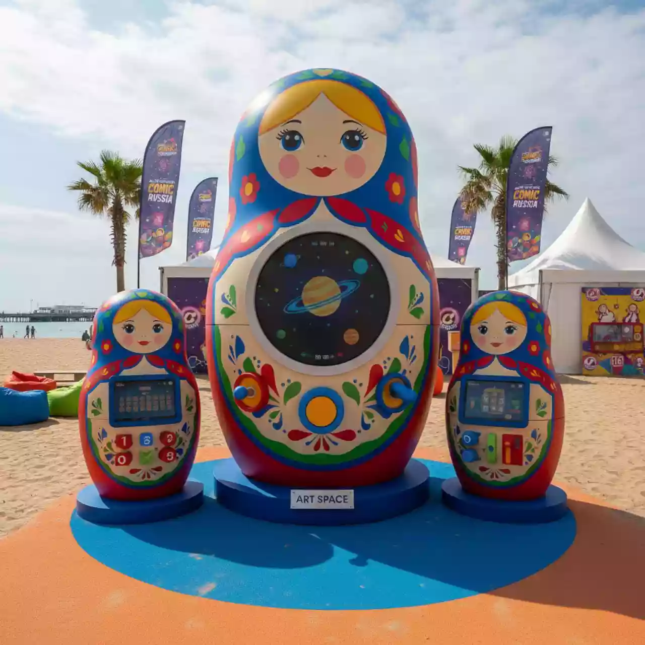 Аренда Образовательный набор Матрёшка X AMP S008 на пляже «Мандарин» — ART SPACE