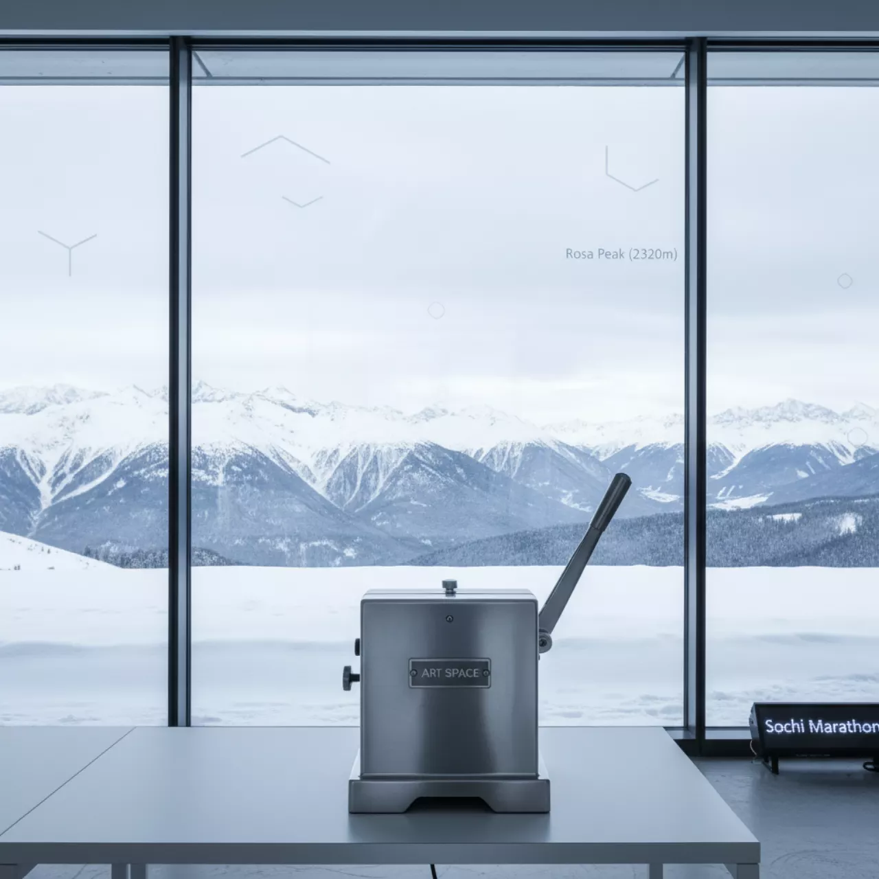 Аренда Обрезчик углов EQJ 50 на площадке Rosa Peak (2320м) — ART SPACE