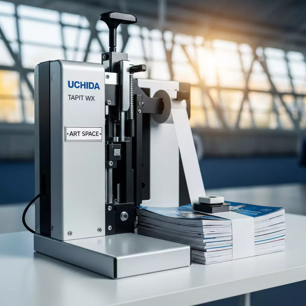 Аренда Обвязочная машина Uchida TAPIT WX в ледовой арене «Шайба» — ART SPACE