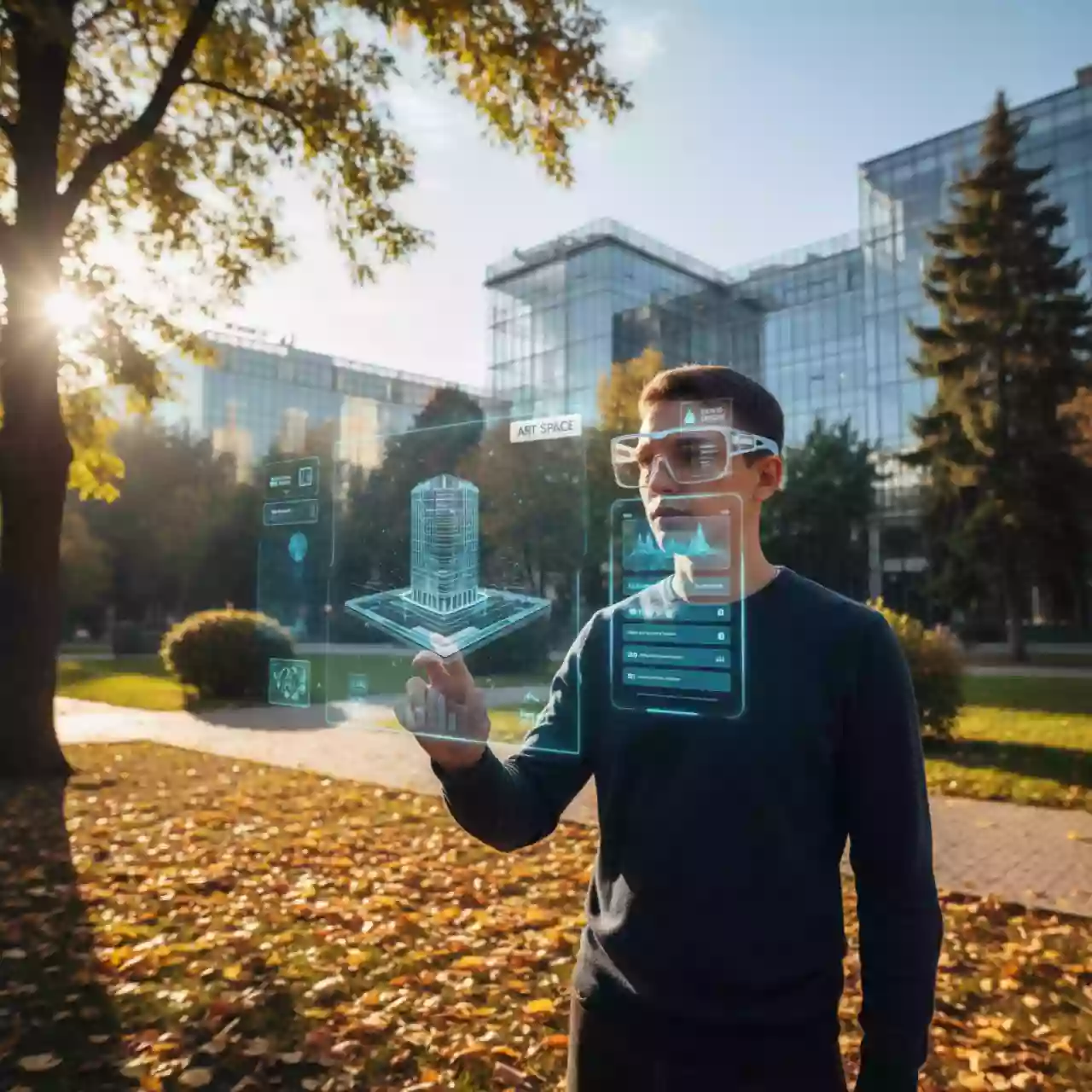 Аренда Очки дополненной реальности Epson Moverio BT 200 в парке «Ривьера» — ART SPACE