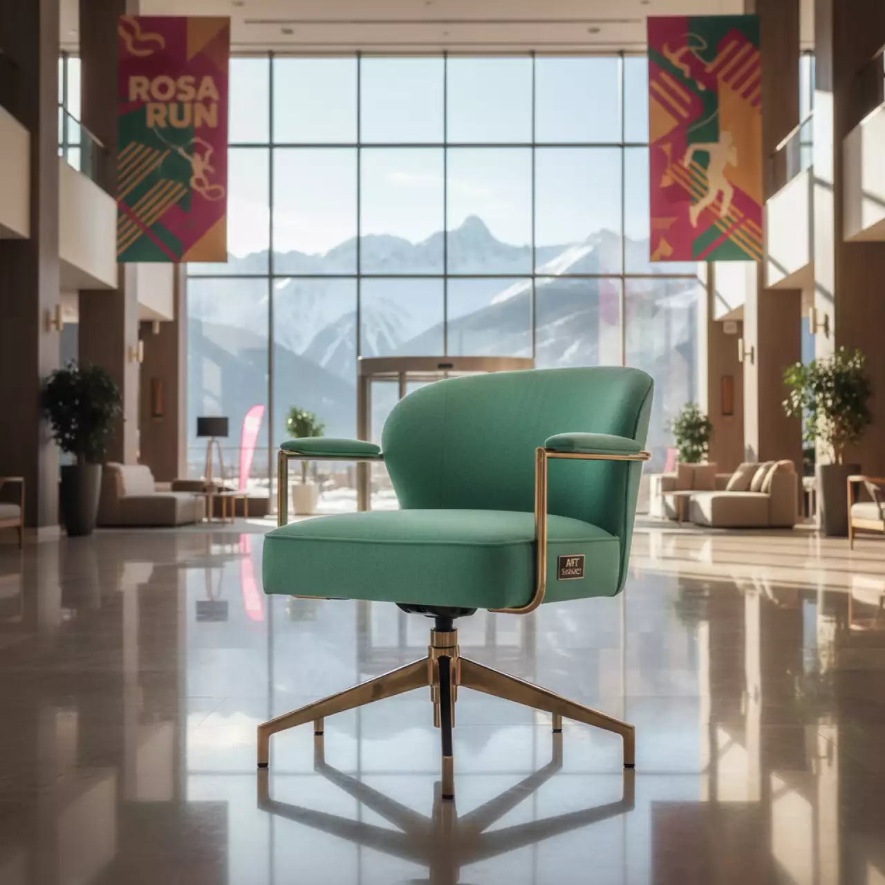 Аренда Офисное кресло с обивкой Mentha Pop в Rixos Krasnaya Polyana — ART SPACE