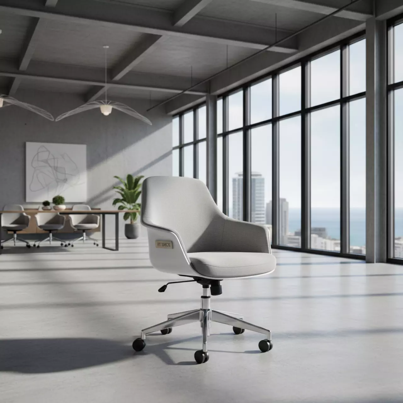 Аренда Офисное кресло вращающееся Dinamica Soft в комплексе Sea Galaxy — ART SPACE